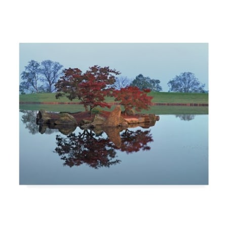 Monte Nagler 'Reflections Hocking Hills Ohio' Canvas Art,35x47